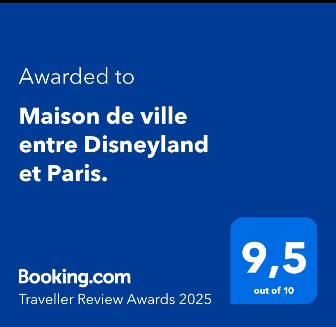 Maison De Ville Entre Disneyland Et Paris. Lagny Esterno foto